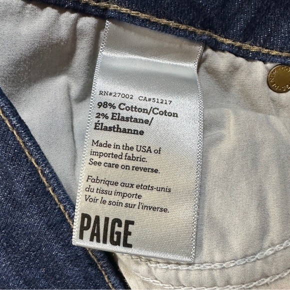 PAIGE Ultra Skinny Jeans Women’s 29 Two Tone Light & Dark Blue Stretch Denim - Picture 6 of 13